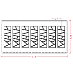 Break   Up   Bar   With   Texture   Chocolate   Mould   No:   472