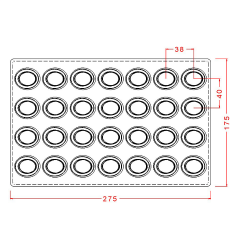 Elips Spesiyal Çikolata Kalıbı No: 471