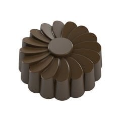 Round   Floral   Praline   Chocolate   Mould   No:   465