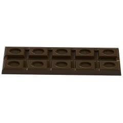 10 Tepeli Bar Çikolata Kalıbı No: 462