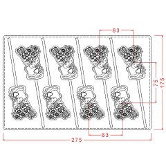 Lolipop Çikolata Kalıbı No: 458