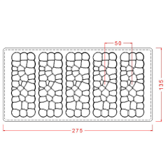 Bubble   Bar   Chocolate   Mould   No:   457