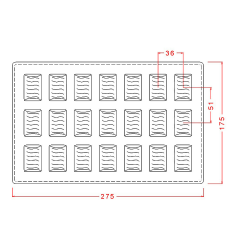 Rectangular   Praline   With   Arch   Chocolate   Mould   No:   442