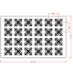 Fantasy   Praline   Chocolate   Mould   No:   413