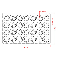 Elips Spesiyal Çikolata Kalıbı No: 411