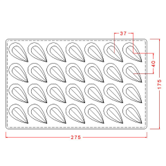 Fantasy   Praline   Chocolate   Mould   No:   408