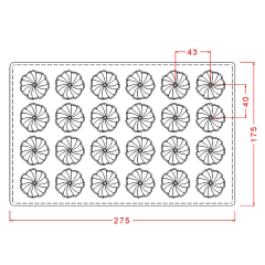 Floral   Praline   Chocolate   Mould   No:   404