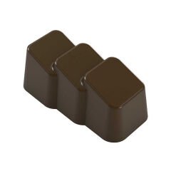 Three   Square   Praline   Chocolate   Mould   No:   401