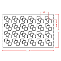 Fantasy   Pralines   Chocolate   Mould   No:   400