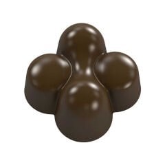 4-Peak Praline Chocolate Mould No: 397