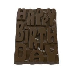 Happy Birthday Tablet Chocolate Mould No: 395