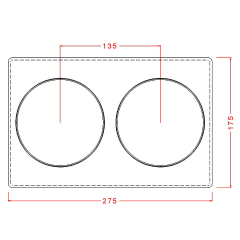 Düz Yüzeyli Yuvarlak Çikolata Kalıbı No: 393