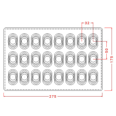 Elips Spesiyal Çikolata Kalıbı No: 384