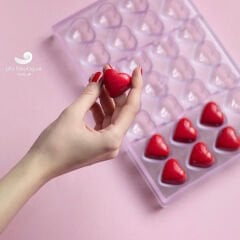 Heart   Praline   Chocolate   Mould   No:   380
