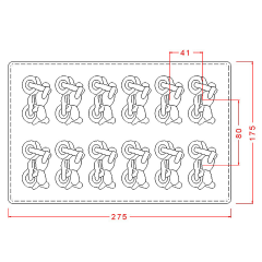 Motorcycle Chocolate Mould No: 374