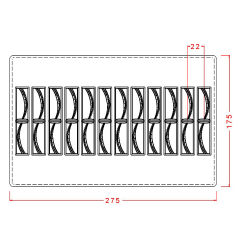 İki Tepeli Bar Çikolata Kalıbı No: 367