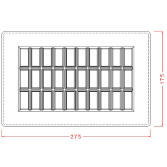 400 gr. Kuvertür Çikolata Kalıbı No: 362