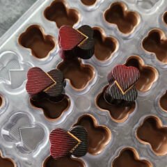 Double   Heart   Praline   Chocolate   Mould   No:   358