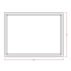 6 kg Giant Couverture Chocolate Block Mould No: 355
