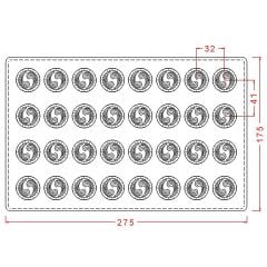 Yuvarlak Spesiyal Çikolata Kalıbı  No: 349