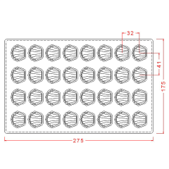 Sea   Shell   Praline   Chocolate   Mould   No:   348