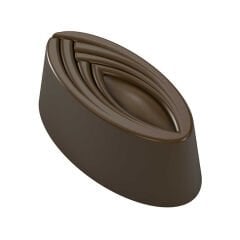 Oval   Praline   Chocolate   Mould   No:   347