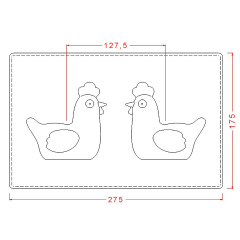 Tavuk Çikolata Kalıbı No: 343