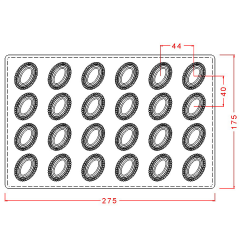 Oval   Dessert   Cup   Chocolate   Mould   No:   334