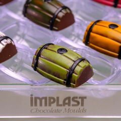 Barrel   Praline   Chocolate   Mould   No:   329