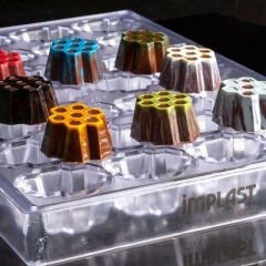 Honey   Comb   Praline   Chocolate   Mould   No:   327