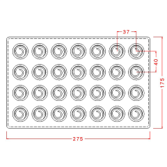Yuvarlak Spesiyal Çikolata Kalıbı No: 323
