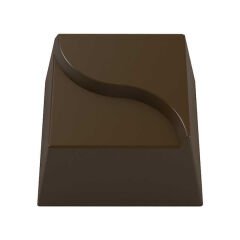 Square   Praline   With   Design   Chocolate   Mould   No:   321