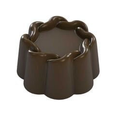 Round   Praline   With   Boarder   Chocolate   Mould   No:   310