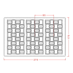 32-Piece   Break   Up   Bar   Chocolate   Mould   No:   301