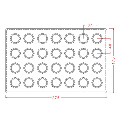 Round   Fantasy   Praline   Chocolate   Mould   No:   295