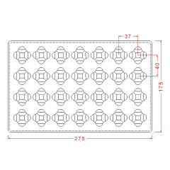 Fantasy Praline Chocolate Mould No: 291