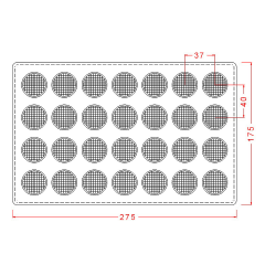 Round   Praline   Chocolate   Mould   No:   287
