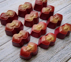 Double   Heart   Oval   Praline   Chocolate   Mould   No:   285