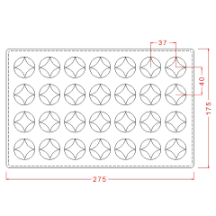 Round   Praline   Chocolate   Mould   No:   280