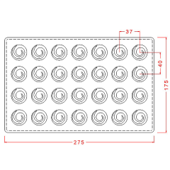 Fantasy   Praline   Chocolate   Mould   No:   275