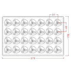 Fantasy   Praline  Chocolate   Mould   No:   269