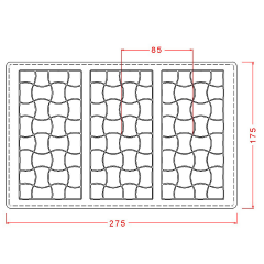 32 Gözlü Tablet Çikolata Kalıbı No: 262