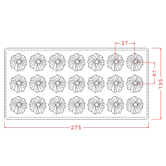 Yuvarlak Spesiyal Çikolata Kalıbı No: 256