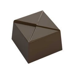 Square   Praline   Chocolate   Mould   With   Design   No:   255