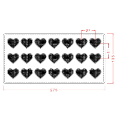 Heart   Praline   Chocolate   Mould   No:   253