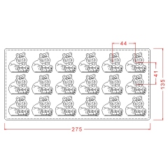 Hippopotamus   Chocolate   Mould   No:   252