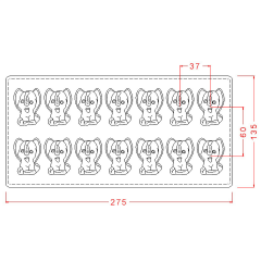 Elephant   Chocolate   Mould   No:   251