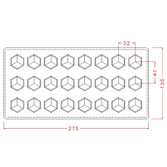 Fantasy   Praline   Chocolate   Mould   No:   244