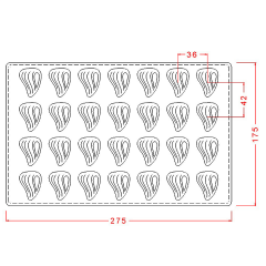 Fantasy   Praline   Chocolate   Mould   No:   229