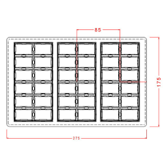 12-Piece   Break   Up   Bar   Chocolate   Mould   No:   226